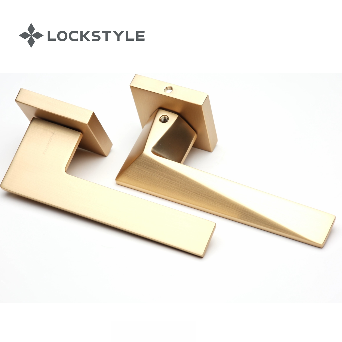 Ручки дверные LOCKSTYLE Ручки дверные LOCKSTYLE MIRAGE ZN BB (матовое золото)